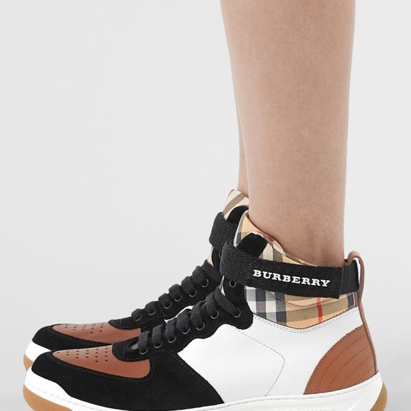 burberry high top shoes